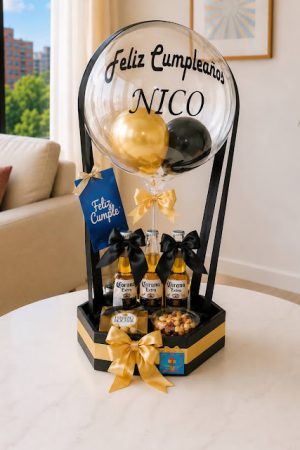Detalle cervecero Desayunossorpresas.com tienda de regalos y flores a domicilio en Bogotá