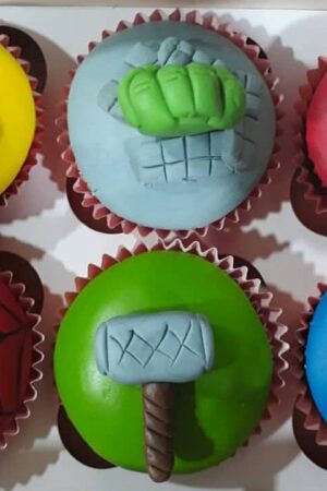 Cupcakes Super Heroes, Patys Cup Cakes, Desayunos Sorpresas.com