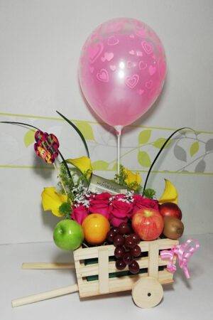 Detalle Carruaje y Frutas, Desayunos sorpresas.com, 1