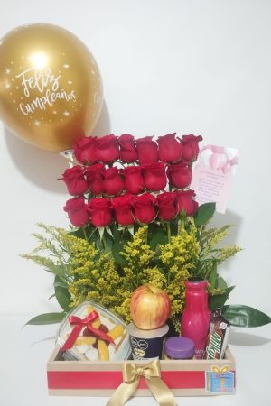 rosas desayuno sorpresa