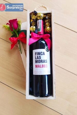 Vino argentino, detalle.