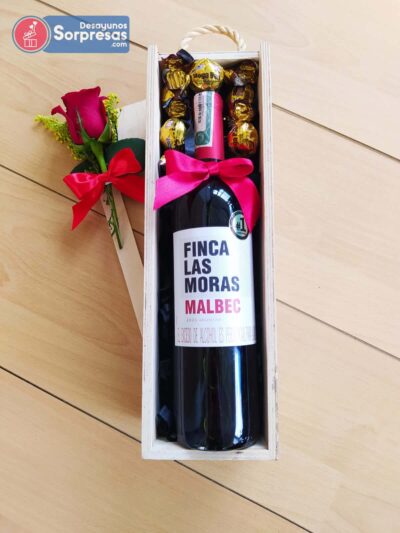 Vino argentino, detalle.