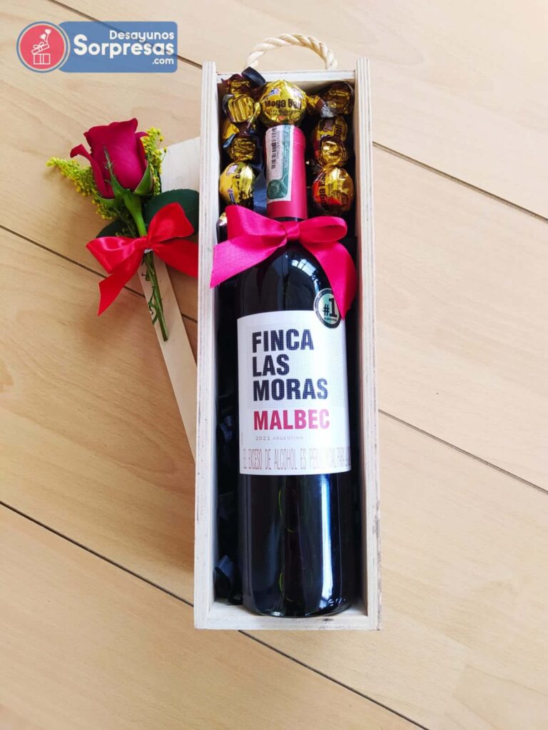 Vino argentino, detalle.